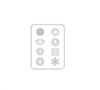 Body Stickers Sacred Geometry Symbols Set Temporary Tattoo Lasts To 15 Days Waterproof Semi Permanent Sticker