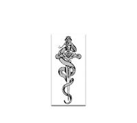 Body Stickers Snake And Holy Sword Temporary Tattoo Stickers Realistic