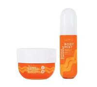 Body Storiēs Salted Caramel Body Butter & Body Mist - Dermatologically Tested & Vegan | 200mL+100mL [BUNDLE]