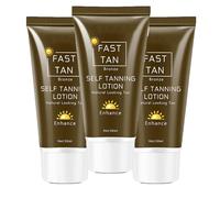 Body Tanning Cream, Self Tanning Lotion for Natural Look Tan, Tinted Tan Body and Face Moisturiser, Sunbed Accelerator with Dark Glow Skin (3)