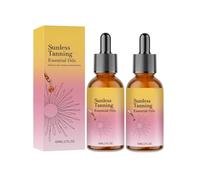 Body Tanning Oil, Bronzing Tanning Oil, Sunbed Tanning Accelerator for Outdoor Sun Or Indoor Tanning Bed Lotion, Fast Bronzer With Premium Natural Ingredients for Deep, Long-Lasting Glow (2Pc)