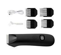 Body Trimmer for Men - Electric with Digital Display, Body Trimmer for Men | for Intimate Areas Testicles Back Armpit Chest Arms
