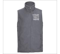Body Warmer Gilet Personalised Embroidered Men's Custom Text Sleeveless Jacket
