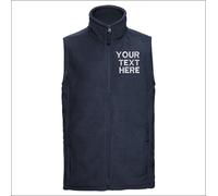 Body Warmer Gilet Personalised Embroidered Men's Custom Text Sleeveless Jacket