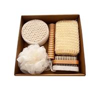 Body Wash Sponge Set - Complete Bath & Shower Kit Includes Massage Stick, Nail Brush, Scrub Ball & Foot File | Perfect for Men, Women, Mother, Dad, Family, Grandparent, Girlfriend