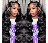 Body Wave 13x6 Lace Front Wigs Human Hair Wig Brazilian Human Hair Wigs for Black Women HD Transparent Wig Pre Plucked With Baby Hair 28inch