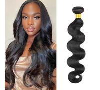 Body Wave Bundles Human Hair 18 Inch 10A Grade Human Hair Bundles Body Wave 1 Bundle 100% Unprocessed Brazilian Virgin Hair Extensions