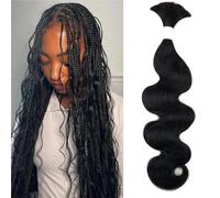 Body Wave Bundles Human Hair Body Wave For Braiding Unprocessed Extensions(Body Wave,HAIR_18INCHESX1PC)