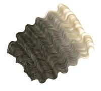 Body Wave Hair Synthetic Fake Hair Bundles Crochet Braids Curly Hair Extensions Water Wave Ombre Blonde Braiding Hair
