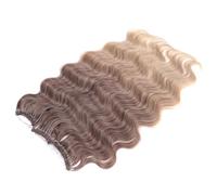 Body Wave Hair Synthetic Fake Hair Bundles Crochet Braids Curly Hair Extensions Water Wave Ombre Blonde Braiding Hair
