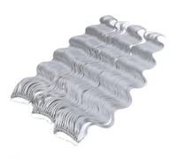 Body Wave Hair Synthetic Fake Hair Bundles Crochet Braids Curly Hair Extensions Water Wave Ombre Blonde Braiding Hair