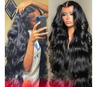 Body Wave Lace Front Wig 13x4 13x6 30 32 34 36 38 Inch 4x4 Lace Closure Wig Gluless Transparent Human Hair Lace Frontal Wig-13x6 HD Lace Wig-18inches-180 density
