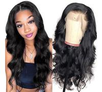 Body Wave Lace Front Wigs Human Hair Pre Plucked with Baby Hair 150% Density Unprocessed Brazilian Virgin Human Hair Lace Front Wigs for Black Women (12inch)