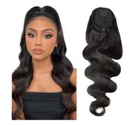 Body Wave Ponytail Drawstring Clip Ins Hair Extensions Brazilian Human Hair Ponytail(12inches)