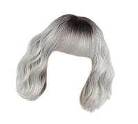 Body Waved Lace Frontal Wigs Length Curly Hair Extension Wedding Hair For Various Occasion Fiber