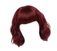 Body Waved Lace Frontal Wigs Length Curly Hair Extension Wedding Hair For Various Occasion Fiber