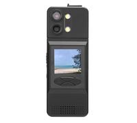 Body Wearable Camera, 2K Resolution, HD 115° Wide Angle Lens, 180° Rotation, Body Worn Camera with Small Memory Card, Magnetic Back Clip, for Outdoor, Cycling Records, Shooting