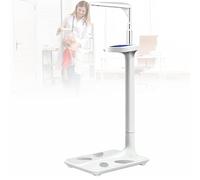 Body Weight Scale and Height Measurement, Professional Multifunctional with LCD Display, Accurate Results for Home Use, Digital Readings for All Ages