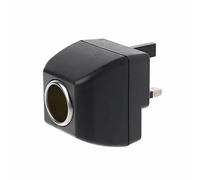 BODYA 100-240V AC Mains Plug to 12V DC Cigarette Lighter Socket Car Van Charger Power Adapter (1.5A-18W)