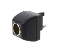 BODYA 100-240V AC Mains Plug to 12V DC Cigarette Lighter Socket Car Van Charger Power Adapter