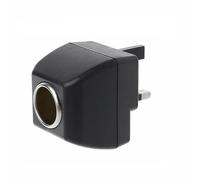BODYA 240V Mains Plug to 12V DC Cigarette Lighter Socket Car Van Charger Power Adapter, Black