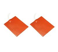 BODYA 2Pcs 12V 12W Hive Electric Heater Plate Beehive, Silicone Heating Heater Pad, Heating Baking Mats Save Honey Beekeeper Bee keeping Equipment