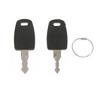 BODYA 2Pcs Universal Lock Key Master Keys with 1Pc Key Ring for TSA002 TSA007 Master Key Bag Luggage Suitcase Customs TSA Lock Black