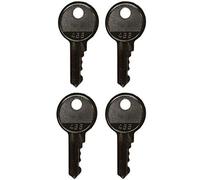 BODYA 4Pcs Ignition Keys Lift Keys for Ronis 455 Key Skyjack Genius Terex Snorkel Vermeer Lift Access Key