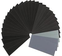 BODYA 60Pcs Wet and Dry Sand Papers Mixed Assorted Grit 80-3000, Paint Sandpaper Set