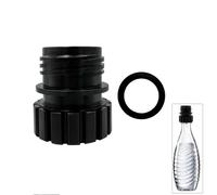 BODYA Adapter for Sodastream Crystal Glass to Plastic Bottle Black