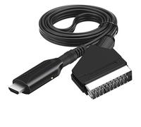 BODYA SCART to HDMI Converter Cable Lead DVD HD TV Video Adapter Lead Adaptor Portable Black