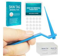 BODYA Skin Tag Remover Device Skin Tag Removal Kit with 20pcs Removal Bands and 10pcs Cleansing Wipes Face Care Mole Wart Tool Skin Tag Remover Kits at Home for 2-5mm Skin Tags