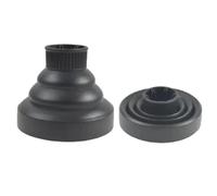 BODYA Universal Portable Silicone Foldable Hair Dryer Diffuser Hairdressing Blower Cover Styling Attachment Black