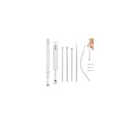 BodyAce 14G 16G 18G 20G Piercing Taper Ball Grabber Tool Stainless Steel Assistant Tools for Changing Jewellery Threadless Insertion Pin Screw On Body Piercings Kit for Ear/Nose/Navel/Lip [16G(1.2mm)]