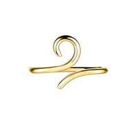 BodyAce Gold 925 Sterling Silver Bridge Piercing Jewellery 16G Niobium Spiral Rings for Lip Eyebrow Helix Cartilage Earrings Third Eye Nose Ring Hoops [A:12mm]
