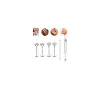 BodyAce Long Internally Threaded Tragus Piercings 16G 18G 20G Medusa Lip Jewellery Surgical Steel Flat Back Earrings Cartilage Helix Studs Nose Rings Monroe Labret Bars [20G(0.8mm);BL:6mm]