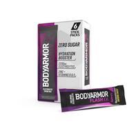 BODYARMOR Flash IV Electrolyte Packets, Grape - Zero Sugar Drink Mix, Single Serve Packs, Coconut Water Powder, Hydration for Workout, Travel Essentials, Just Add Sticks to Liquid (6 Count)