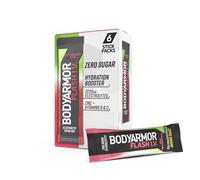 BODYARMOR Flash IV Electrolyte Packets, Strawberry Kiwi - Zero Sugar Drink Mix, Single Serve Packs, Coconut Water Powder (6 Count)