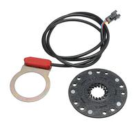 BodyArt E-bike Conversion Kit Cycling Computer with LCD Display, Speed Sensor, Cadence Sensor, Stem Mount, Buttons