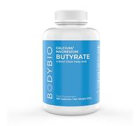BodyBio Butyrate - Postbiotic for Gut Health, Digestive Support, Bloat, Gas & Constipation Relief, Leaky Gut Repair - Calcium, Magnesium + Butyric Acid Supplement for GI Wellness
