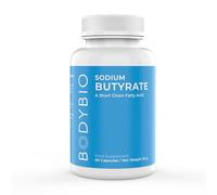BodyBio Butyrate - Postbiotic for Gut Health, Digestive Support, Bloat, Gas & Constipation Relief, Leaky Gut Repair - Sodium + Butyric Acid Supplement for GI Wellness