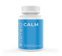 BodyBio Calm - Natural Stress Relief Blend with Rhodiola, Glycine & Phosphatidylserine - Supports Relaxation, Mental Focus & Balanced Cortisol - Non - Drowsy Formula