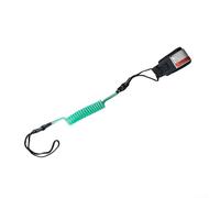 Bodyboard Leash Coiled Rope, Premium TPU Spring Rope, For Bodyboard Safety Fast Rebound And High Strength(Green)