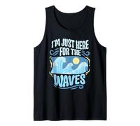 Bodyboarding Bodyboarder Just Here for The Waves Tank Top