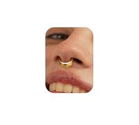 BodyBonita Septum Rings 16G - 316L Stainless Steel Nose Rings Hoops for Men Women Septum Piercing Jewelry 8 mm 10 mm, 16g(1.2mm)-8mm, Stainless Steel, no gemstone