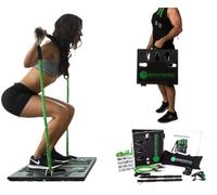 BodyBoss 2.0: The World's 1st Portable Home Gym - Full Gym Green, 55cm x 25cm x 12 box