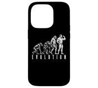 Bodybuilder Strongman Funny Evolution Mass Bodybuilding Gym Case for iPhone 14 Pro