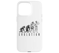 Bodybuilder Strongman Funny Evolution Mass Bodybuilding Gym Case for iPhone 15 Pro Max
