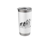 Bodybuilder Strongman Funny Evolution Mass Bodybuilding Gym Stainless Steel Insulated Tumbler