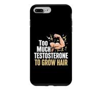 Bodybuilder Too Much Testosterone No Hair Gym Workout Case for iPhone 7 Plus/8 Plus